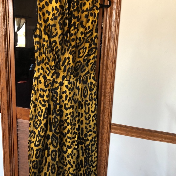 ❌SOLD❌Adam lippes leopard print midi dress - Picture 5 of 11
